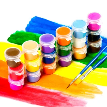 6 Farieb Eco-friendly Akrylová Farba HOBBY Ručné Maľovanie Umeleckých Materiálov Umenie, Remeslá Maľovanie Nástroj DIY Graffiti Akryl Pigment