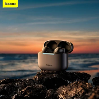 Baseus E9 TWS Bluetooth 5.3 Slúchadlá ENC Bezdrôtové slúchadlá Dual Stereo Zníženie Hluku Basy Touch Ovládania Dlhý Pohotovostný
