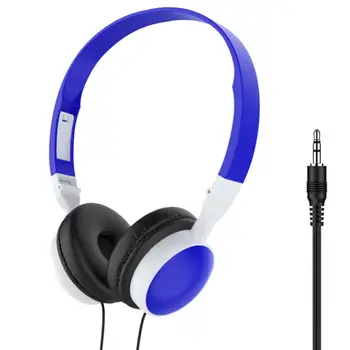 Slúchadlá Skladacia Káblové pripojenie 3,5 mm Gaming Headset HiFi Audio Bass pre Telefón/Tablet