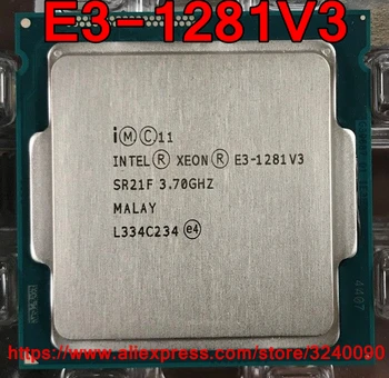 Pôvodné CPU Intel Xeon E3-1281V3 Procesor 3.70 GHz, 8M 80W Quad-Core E3 1281V3 LGA1150 doprava zadarmo E3 1281 V3 E3-1281 V3