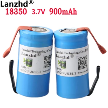 1-10pcs 18350 batérie DIY lítium Li ion 900mAh 10C nabíjateľné batérie 3,7 V power valcové žiarovky Pre Elektrické náradie