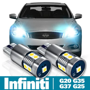 2ks LED Parkovacím Svetlom Pre Infiniti G20 G35 G37 G25 Príslušenstvo 1999-2012 2004 2005 2006 2007 2008 2009 2010 2011 Vzdialenosť na Čítanie