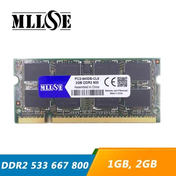 Veľkoobchod Notebook Pamäte DDR2 533 667 800 MHZ, 1 gb 2 gb PC2-5300 PC2-6400 533mhz 667mhz 800mhz 1g 2g sodimm sdram Memoria Notebook