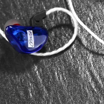 Stereo In-Ear Basy Prenosné Slúchadlo (3,5 mm) Fonge T01 Transparentné Subwoofer Slúchadlá S Mikrofónom pre iPhone Xiao